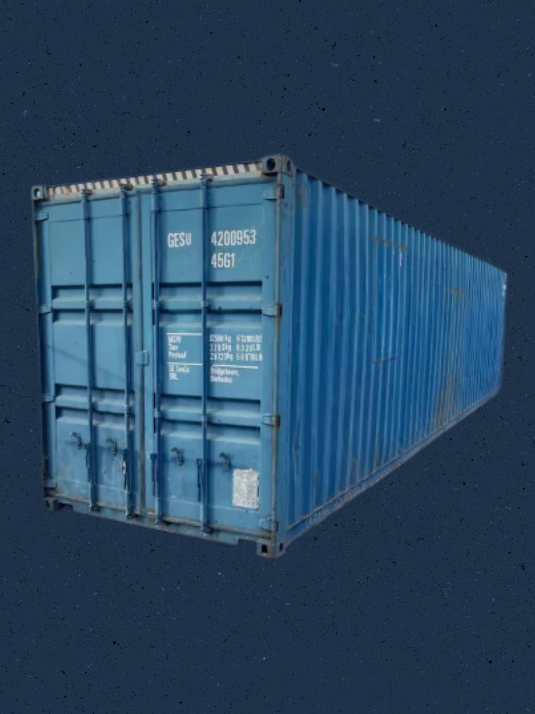 Used 40 ft Shipping Container Standard 8 ft 6 in High | Used Cargo Worthy CW