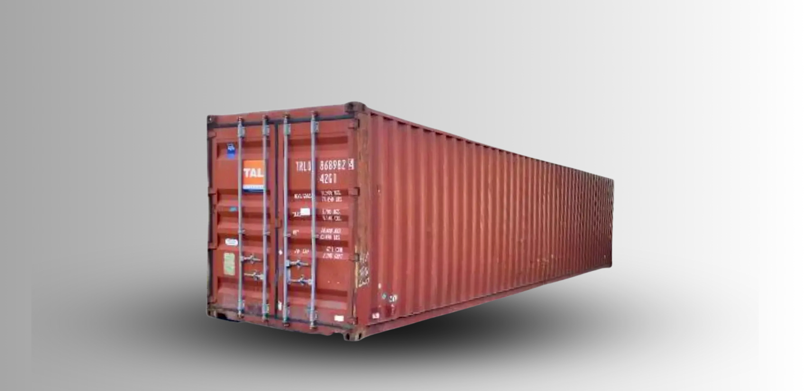 Used 40 ft Shipping Container Standard 8 ft 6 in High | Used Wind and Water Tight WWT