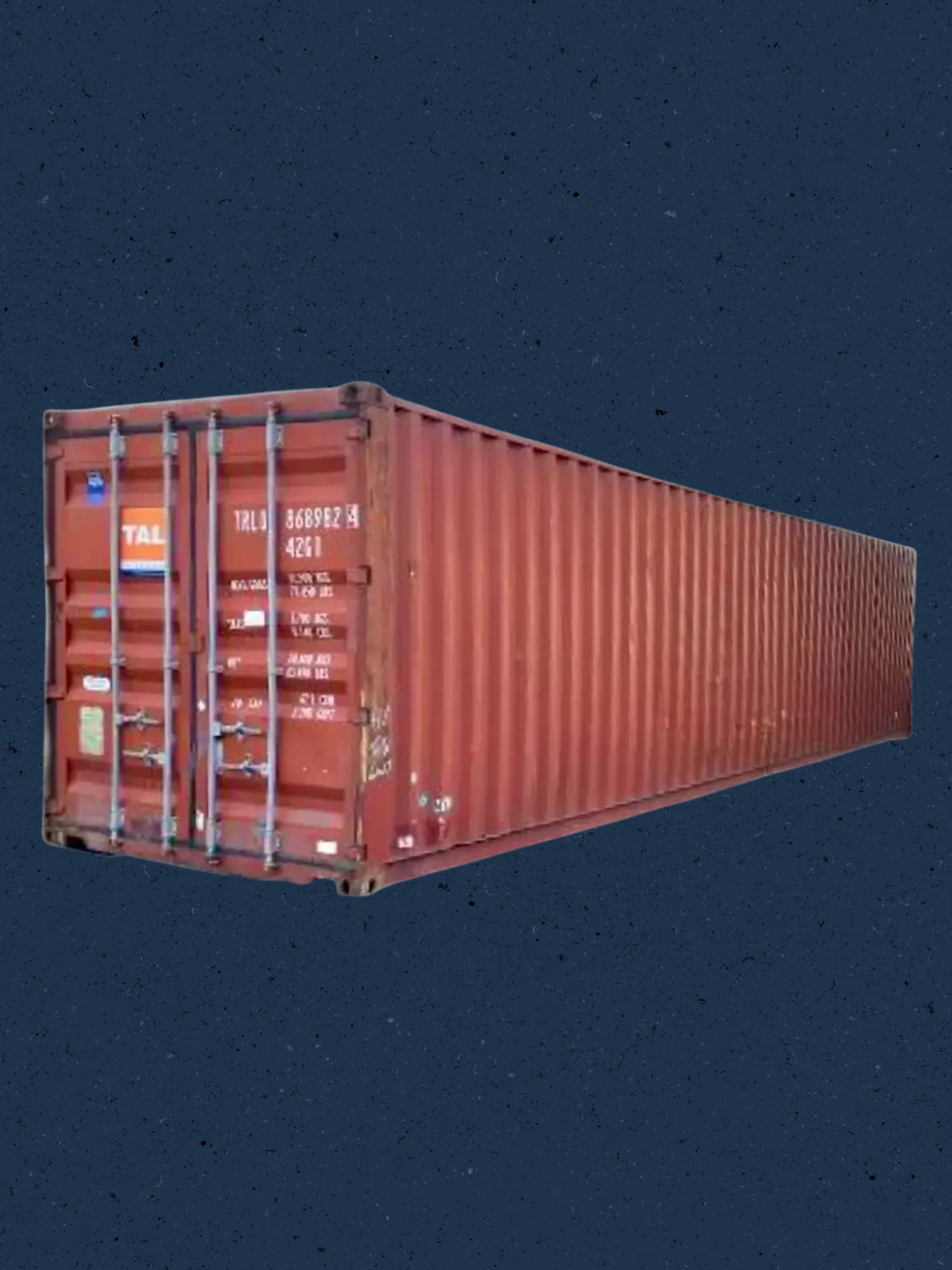Used 40 ft Shipping Container Standard 8 ft 6 in High | Used Wind and Water Tight WWT
