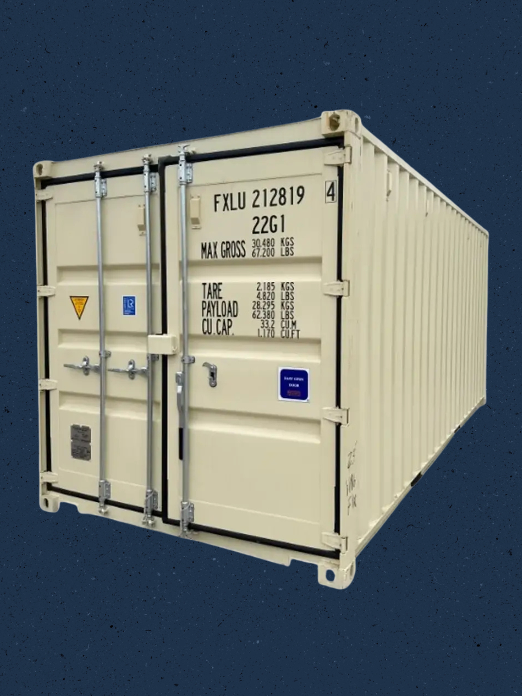 New 20 ft Shipping Container Standard 8 ft 6 in High | New IICL